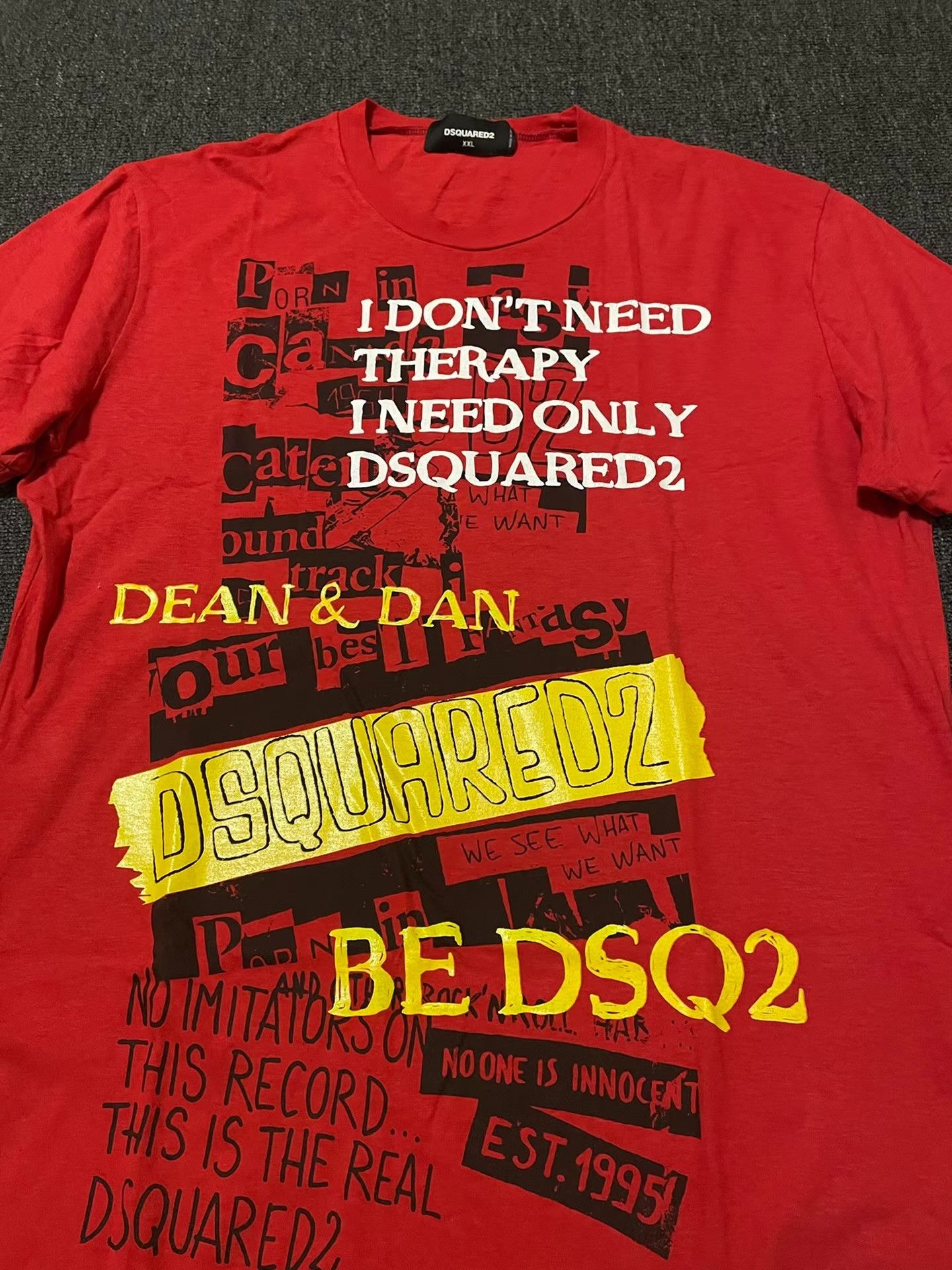 Dsquared2 DSQUARED2 Short Sleeve T-Shirt, Q4 Size US XXL / EU 58 / 5 - 3 Thumbnail