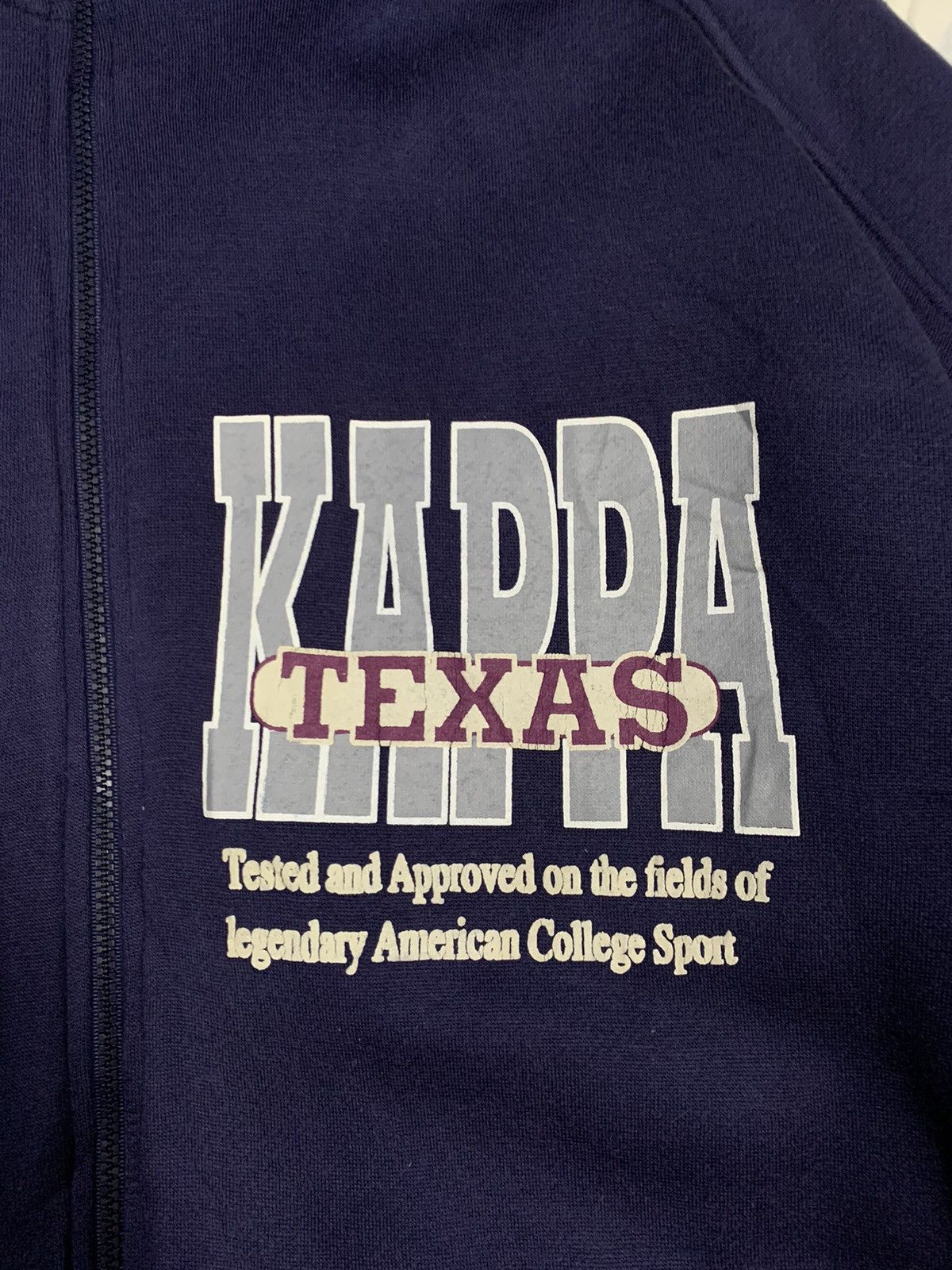 Kappa Vintage 90s Kappa Full Zip Oversized Printed Hoodies Size US L / EU 52-54 / 3 - 7 Thumbnail