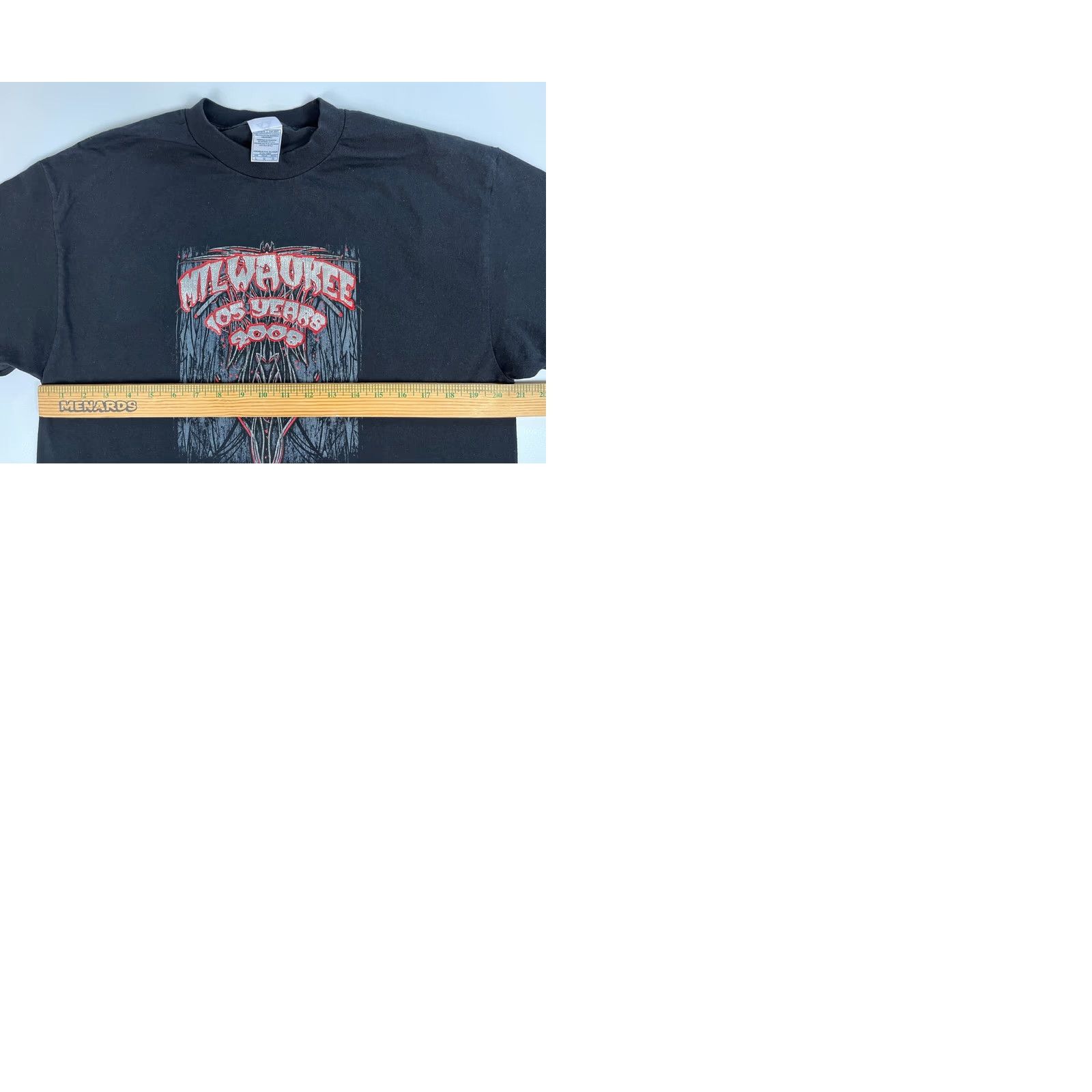 Vintage Men's Vintage Milwaukee 2008 105 Years Anniversary T-Shirt Sz L Shirt Black Cotton Alstyle Apparel & Activewear Size US L / EU 52-54 / 3 - 9 Thumbnail