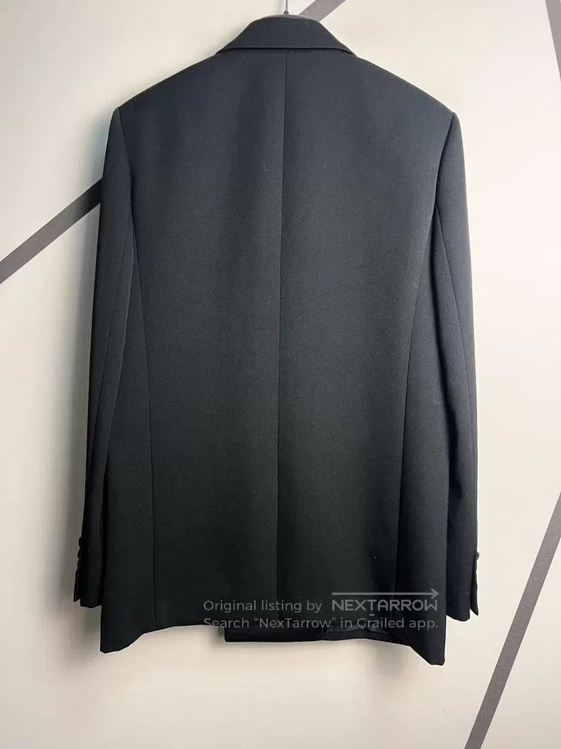 Saint Laurent Paris Saint Laurent Paris Satin Peak Lapel Double-Breasted Smoki Size US M / EU 48-50 / 2 - 2 Thumbnail