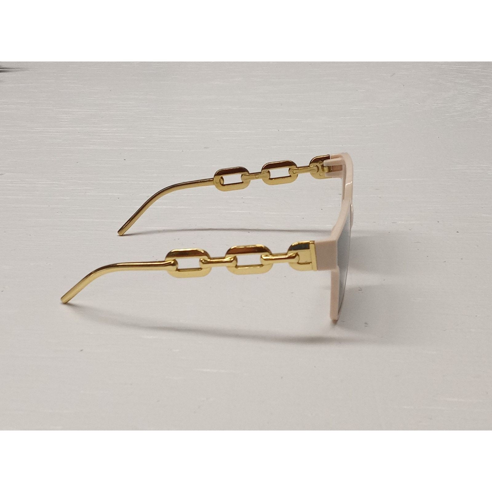 Other Gold Chain (Adult) UV400 Pink Frame Black Lense Sunglasses Size ONE SIZE - 5 Thumbnail