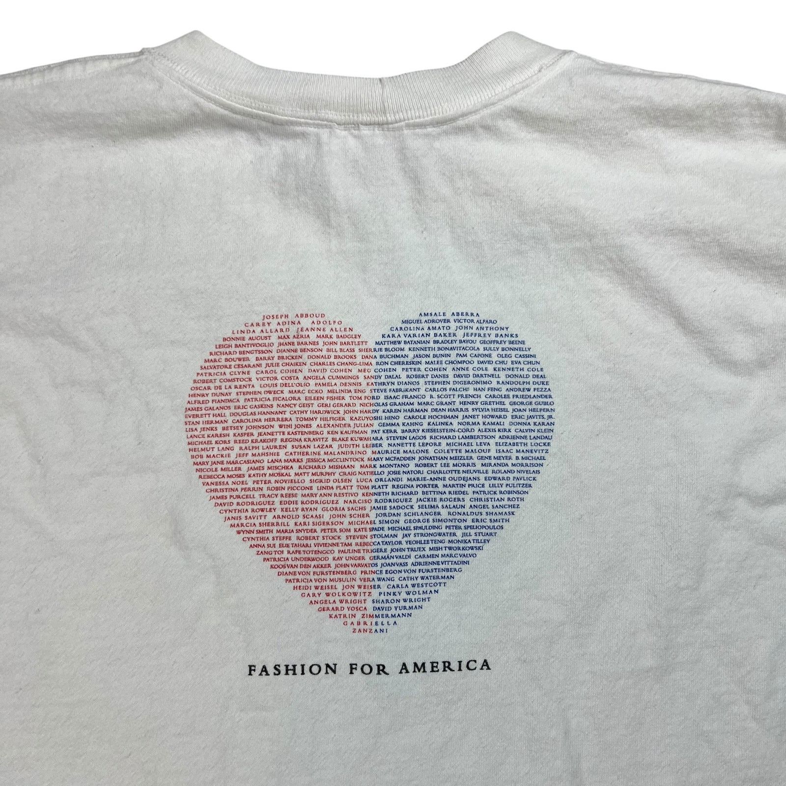 Anvil × Vintage Vintage 90s fashion for America heart thread tee (L) Size US L / EU 52-54 / 3 - 2 Thumbnail