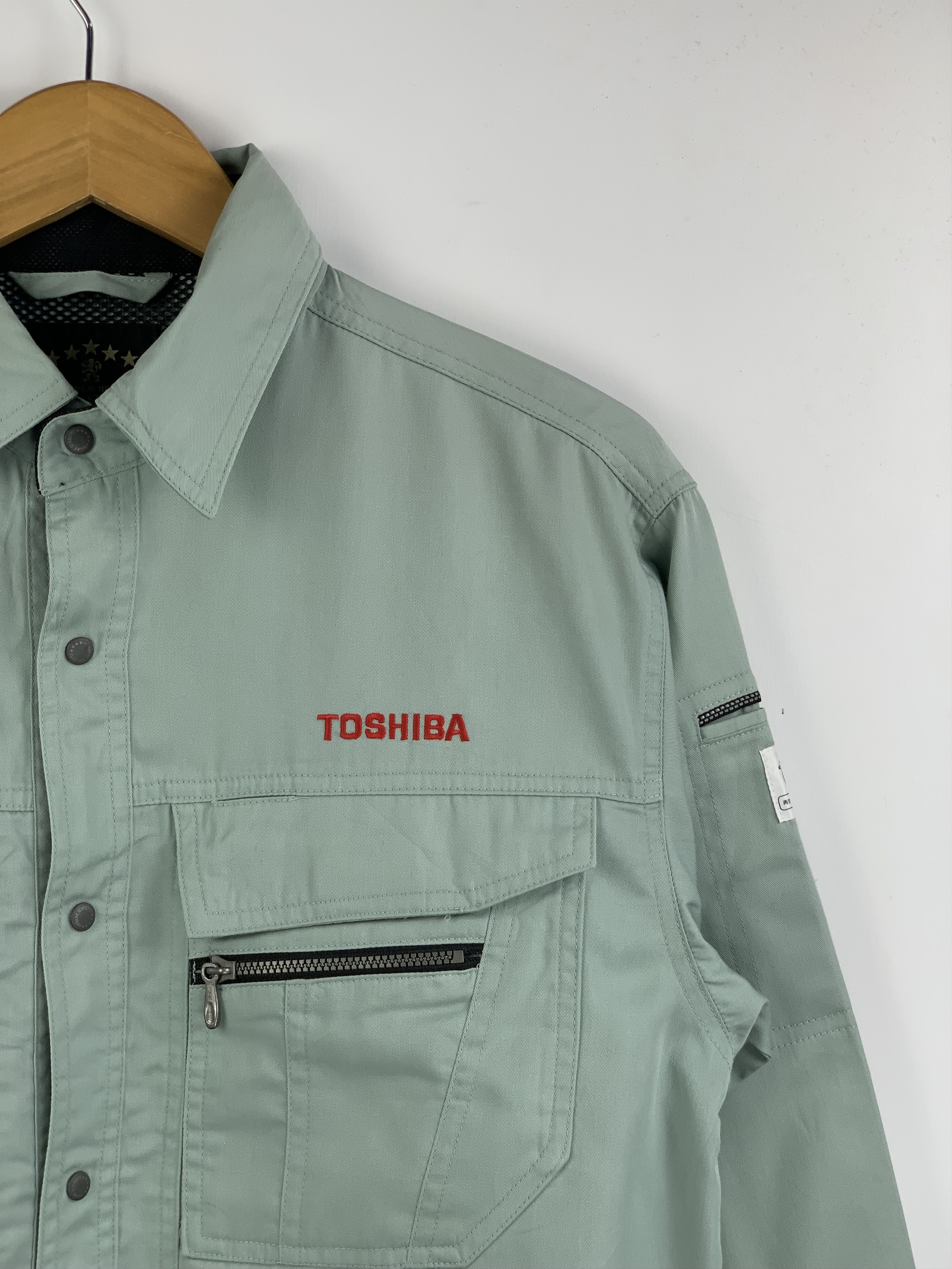 Japanese Brand Vintage Japanese Brand Toshiba Worker Jacket J1616 Size US L / EU 52-54 / 3 - 7 Thumbnail