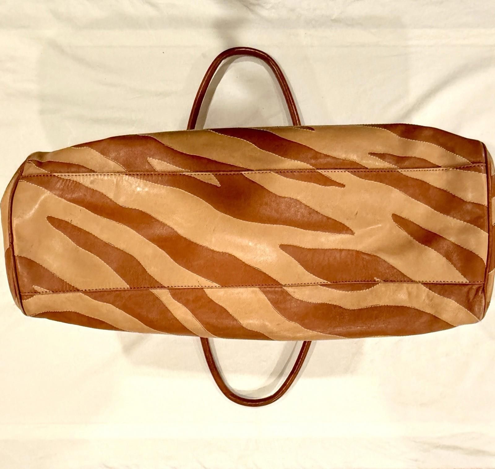 Other Vintage Y2K Badgley Mischka Zebra print Bowling Italian made Size ONE SIZE - 7 Thumbnail