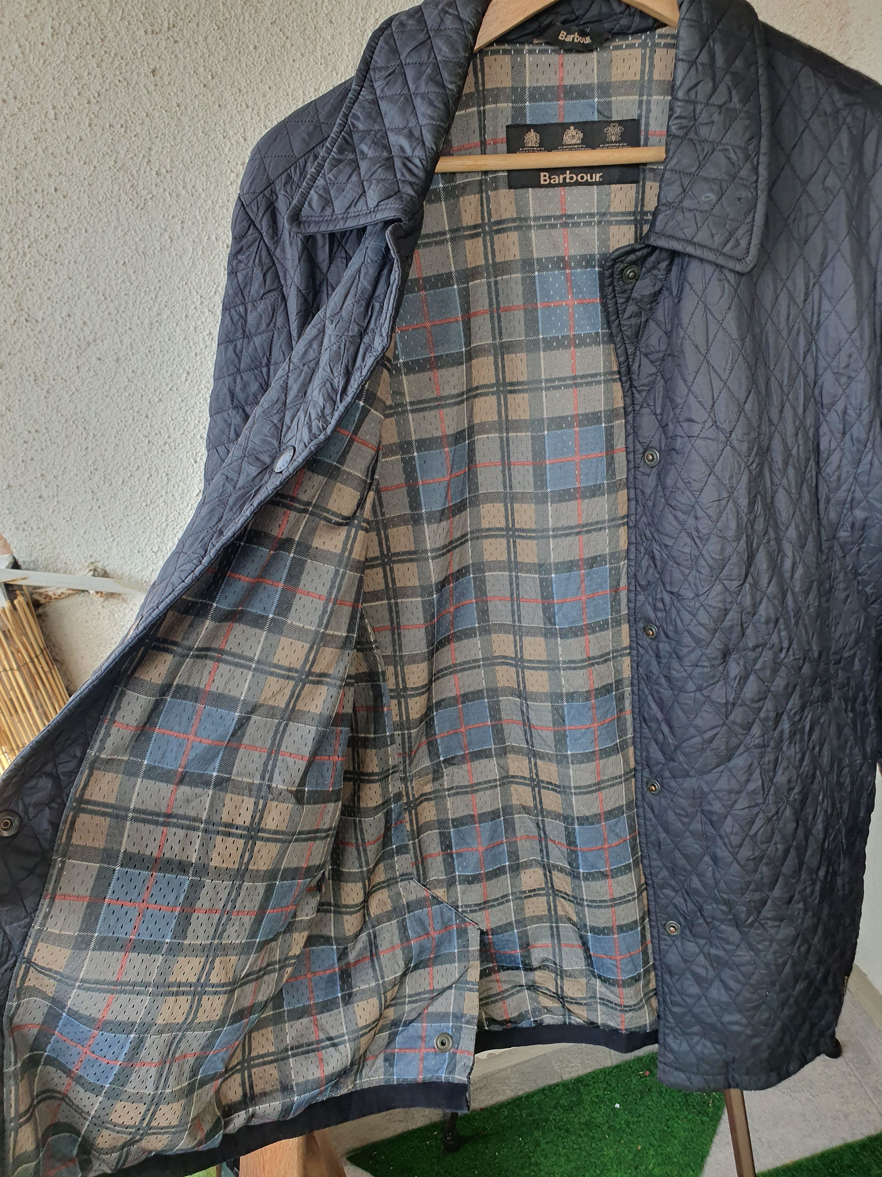 Barbour Barbour Tailored Flyweight Quilted Jacket L214 sz US10/UK14 Size L / US 10 / IT 46 - 12 Thumbnail
