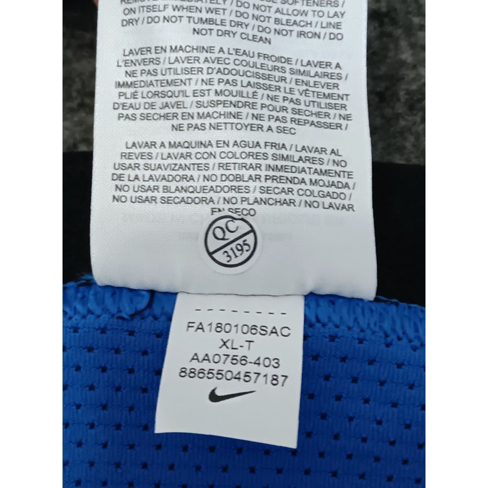 Nike Nike Pro Hyperstrong Men's Pants Tights Padded Blue XS? (Note: original size XLT) Size US 36 / EU 52 - 5 Thumbnail