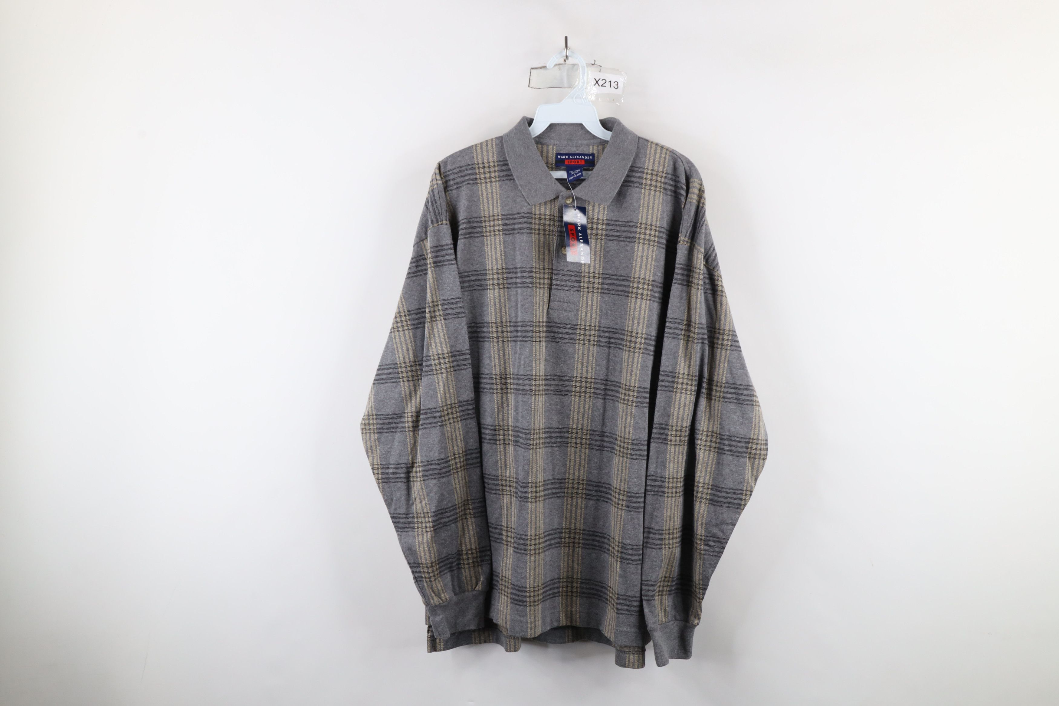 Vintage Deadstock Vintage 90s Streetwear Long Sleeve Rugby Polo Size US L / EU 52-54 / 3 - 1 Thumbnail