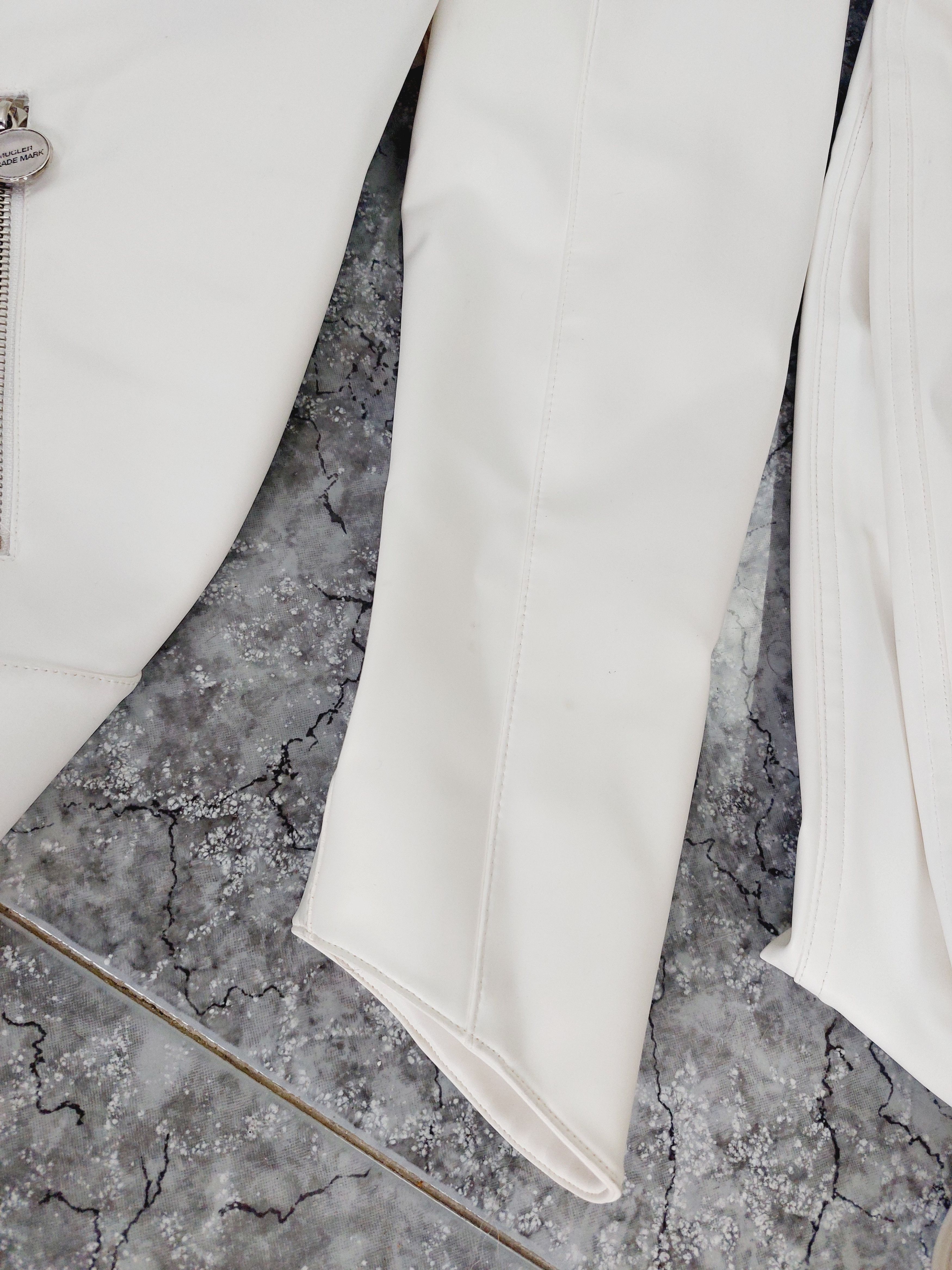 Thierry Mugler Thierry Mugler PVC Rubber White Plastic Couture Jacket Suit Size M / US 6-8 / IT 42-44 - 7 Thumbnail