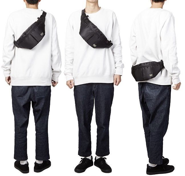 Japanese Brand Vintage 2 in 1 Porter Japan Waist & Shoulder Bag Sz 16" x 7" Size ONE SIZE - 1 Thumbnail
