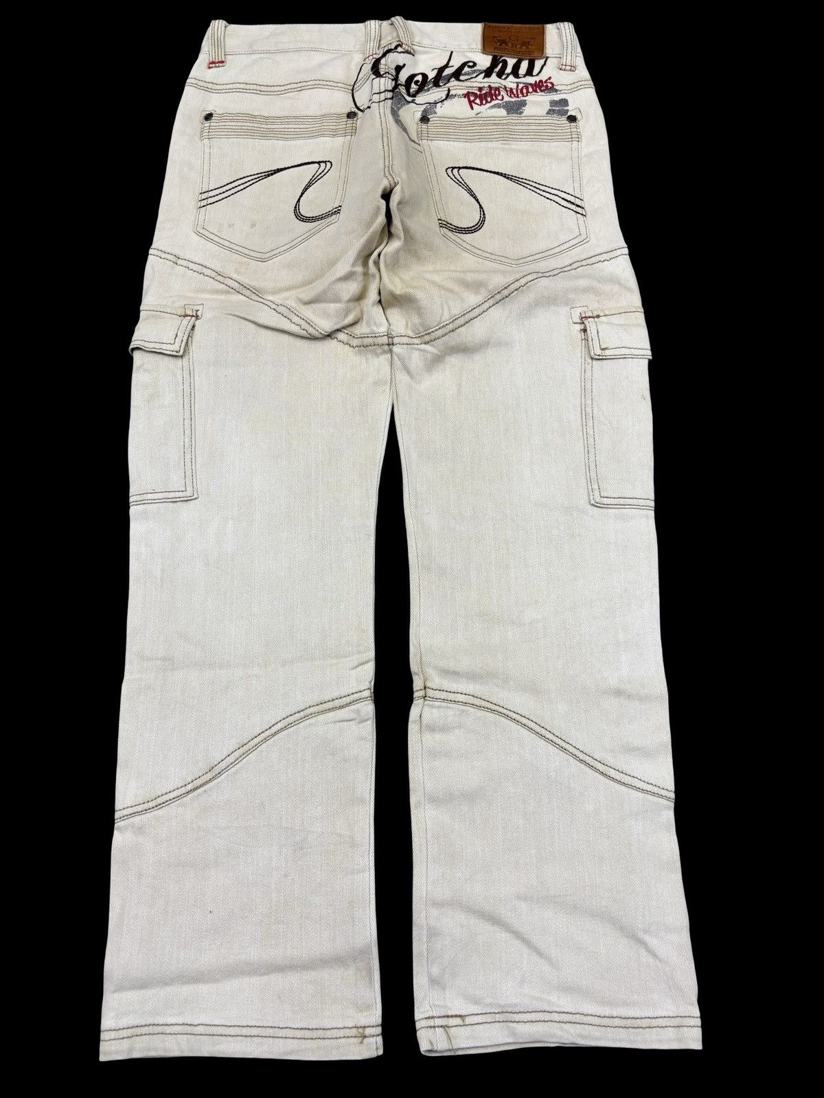 Gotcha 💥Vintage💥 Surf Style Gotcha Stretchable Cargo Pant F697 Size US 31 - 1 Thumbnail