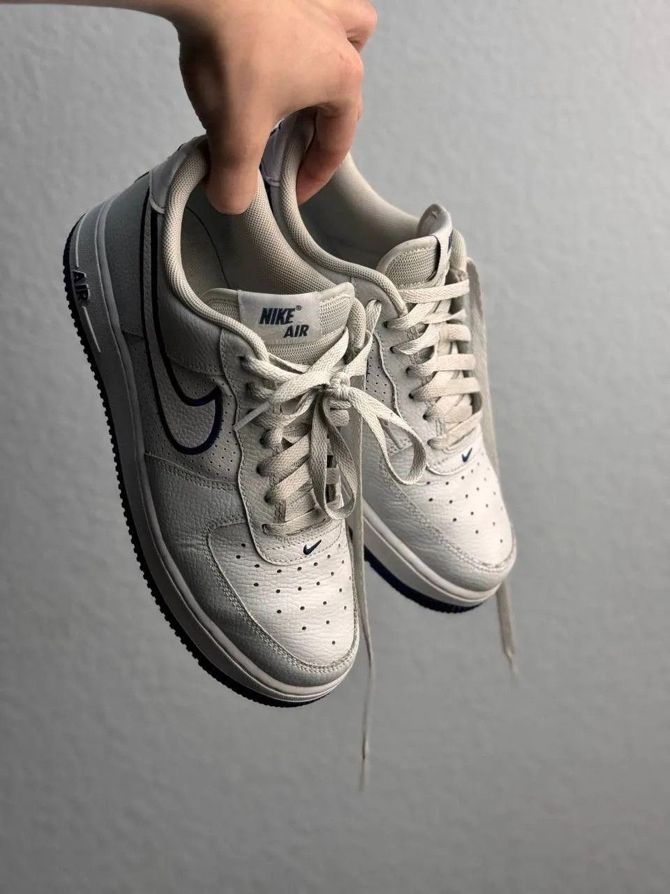 Nike Nike Air Force 1 Low White Leather Sneakers Shoes 12 SKU CS8 Size US 8 / EU 41 - 2 Thumbnail