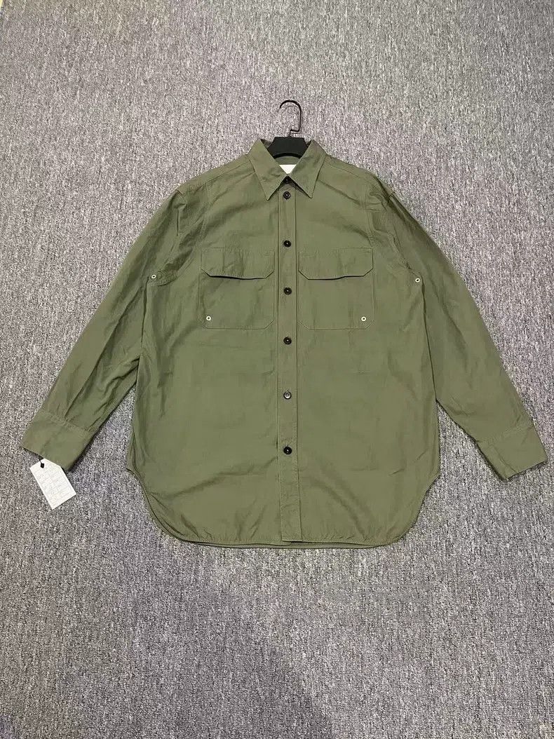 Jil Sander Jil Sander size 39 Military Green Shirt Jacket Size US L / EU 52-54 / 3 - 1 Thumbnail