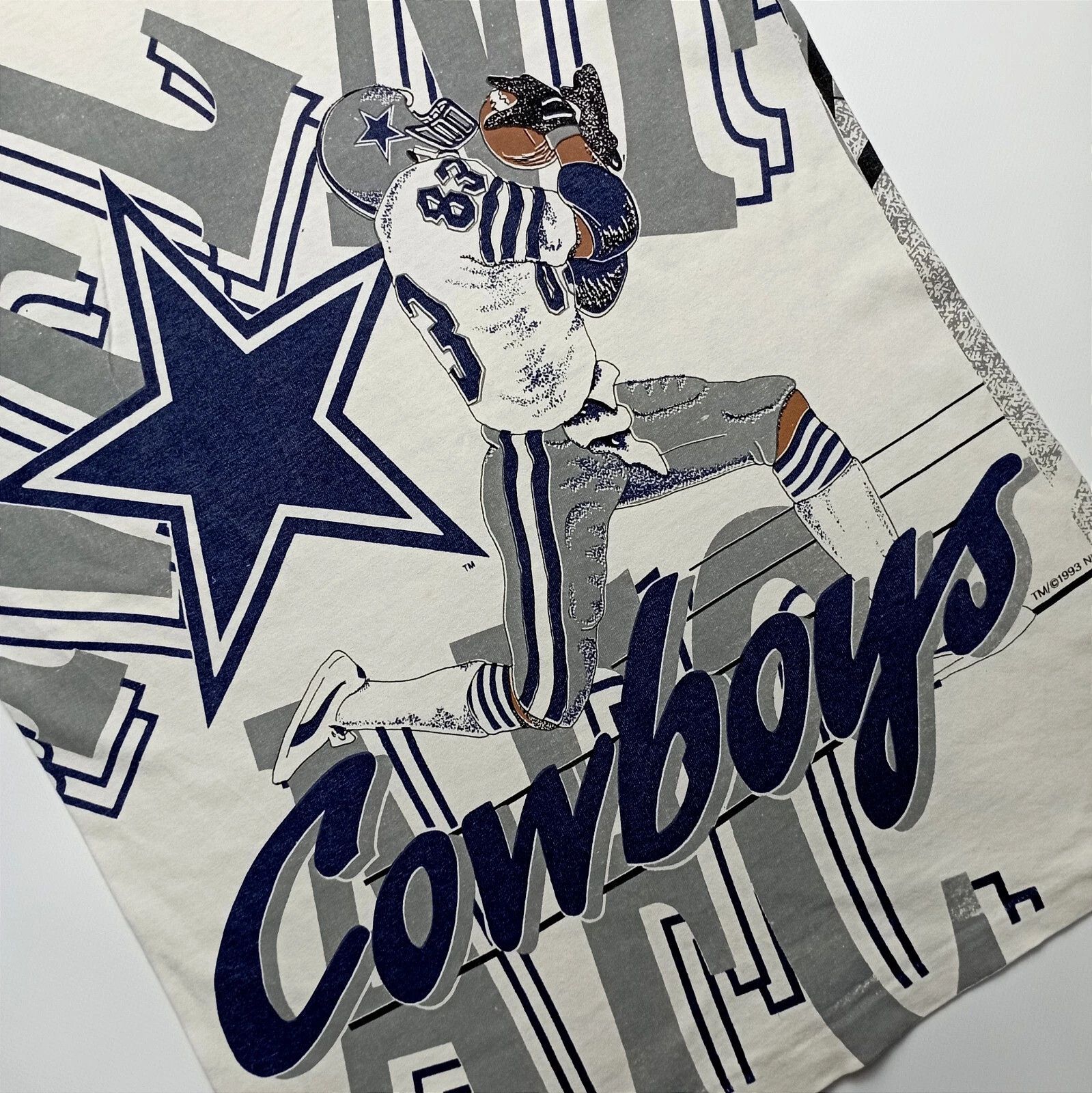 Stevenson Overall Co. Dallas Cowboys Stevenson Vintage T-Shirt Big Logo 1992–1993 Size US S / EU 44-46 / 1 - 9 Thumbnail