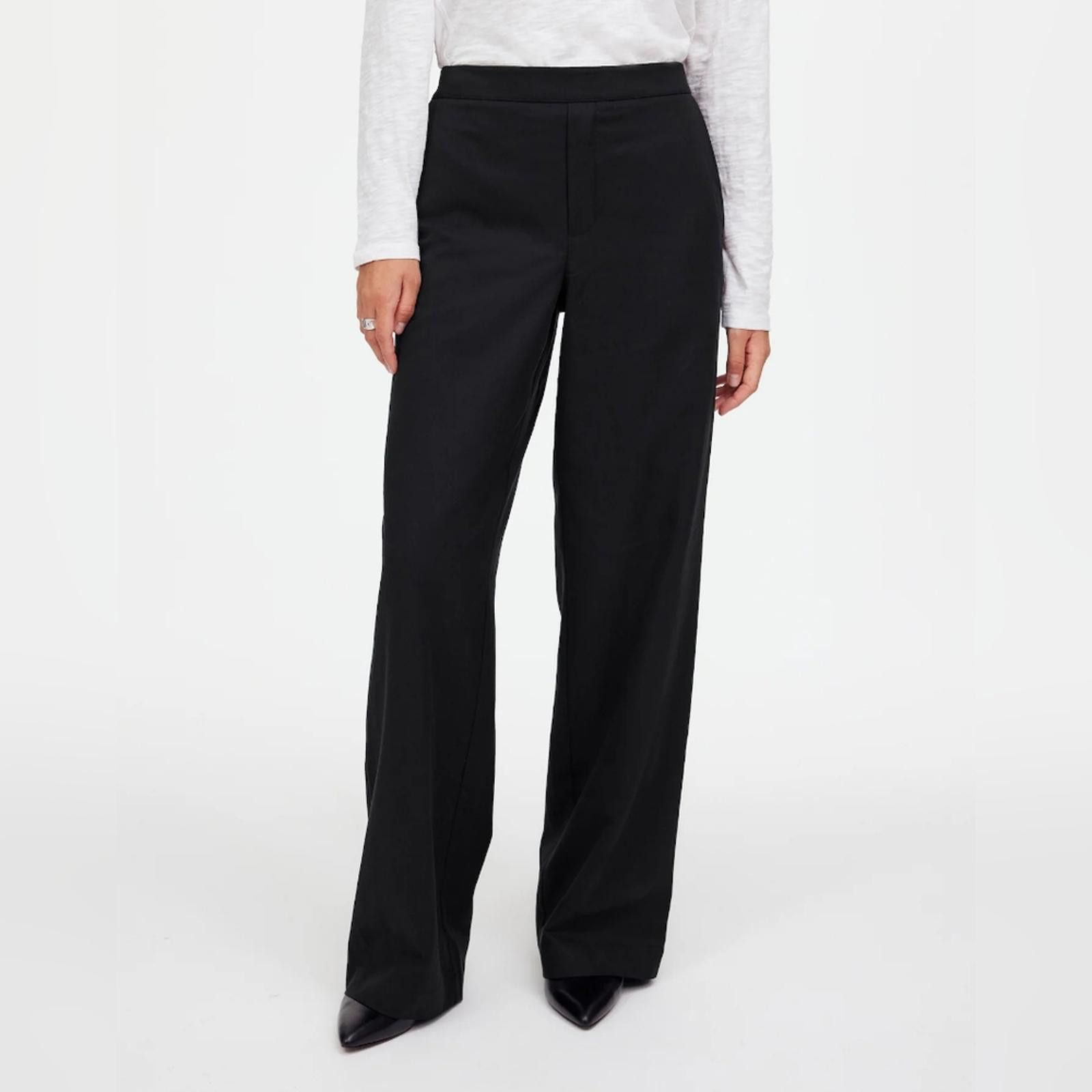 Madewell Madewell Pull-On Straight Pants in Drapey Twill Size 26" / US 2 / IT 38 - 1 Thumbnail