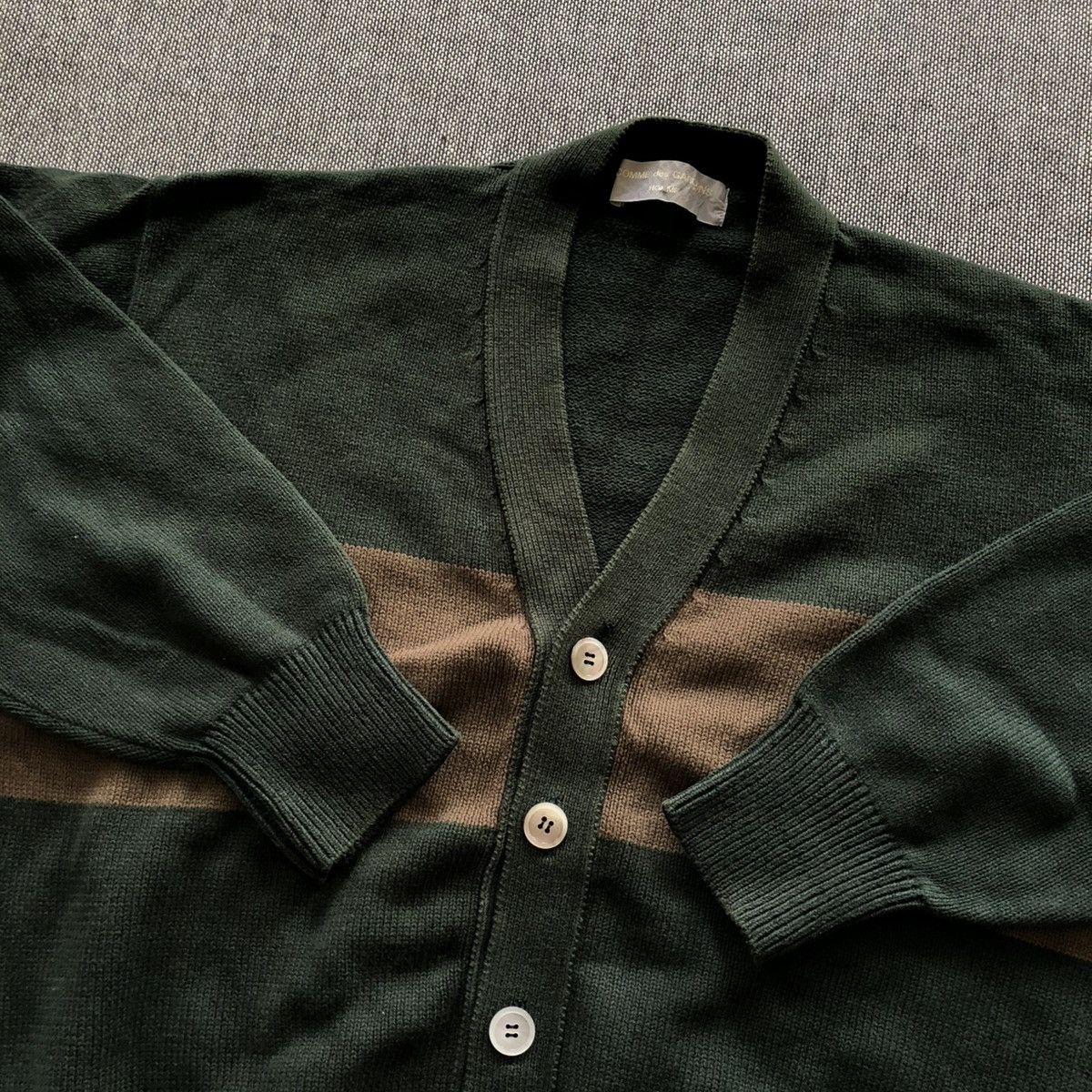 Comme des Garcons Homme 80’s COMME Des GARCONS HOMME Knit Cardigan Size US M / EU 48-50 / 2 - 5 Thumbnail