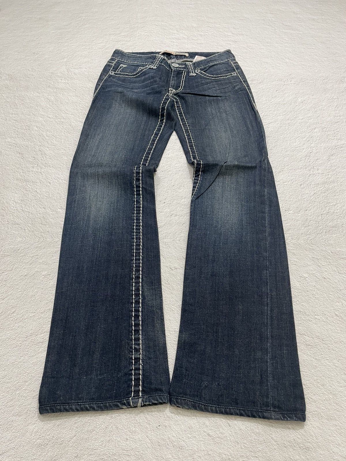 If Six Was Nine 2000s Buckaro Denim Stonewash Size US 27 - 1 Thumbnail