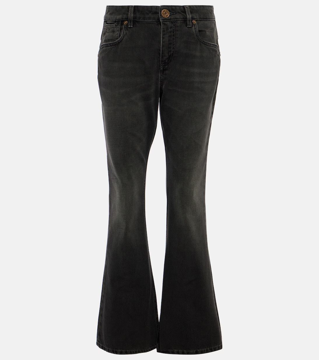 Balmain o1y0625 Denim Pant in Black Size 26" / US 2 / IT 38 - 1 Thumbnail