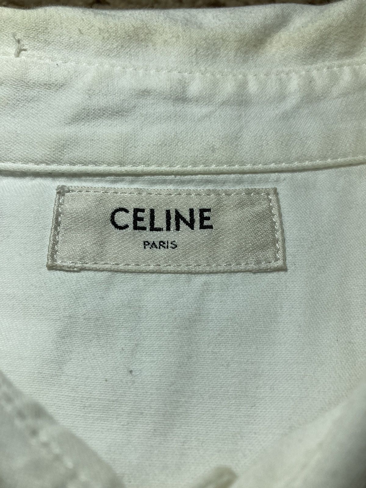 Celine AW23 Celine Western Shirt Relaxed Pearl 2023 Hedi Denim Slim Size US M / EU 48-50 / 2 - 3 Thumbnail