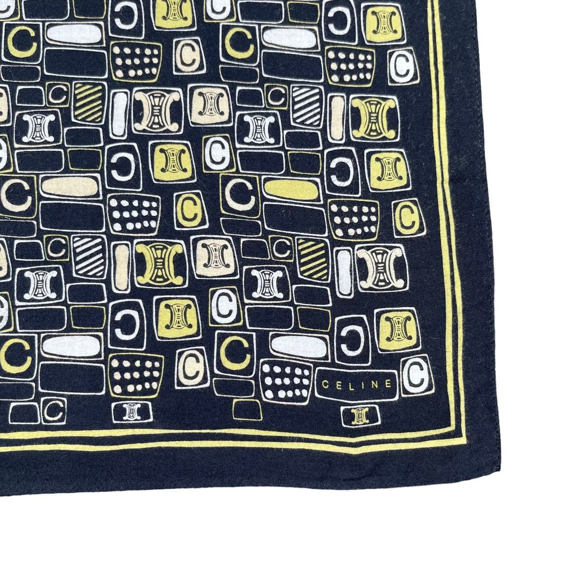 Celine Celine Monogram Pattern Abstract Scarf Size ONE SIZE - 4 Thumbnail