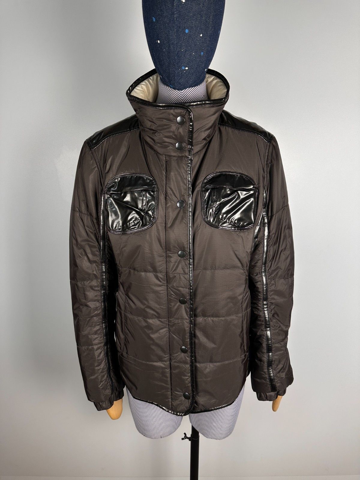 Frauenschuh Womens Insulated Winter Jacket Brown Size L