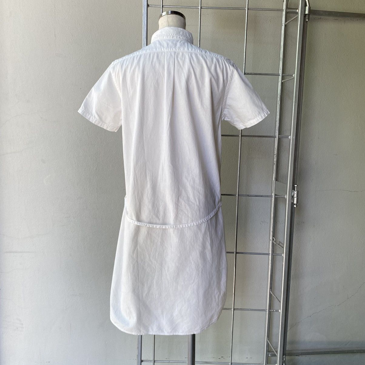 Orslow Orslow White Collared Button Dress Size XS / US 0-2 / IT 36-38 - 10 Thumbnail
