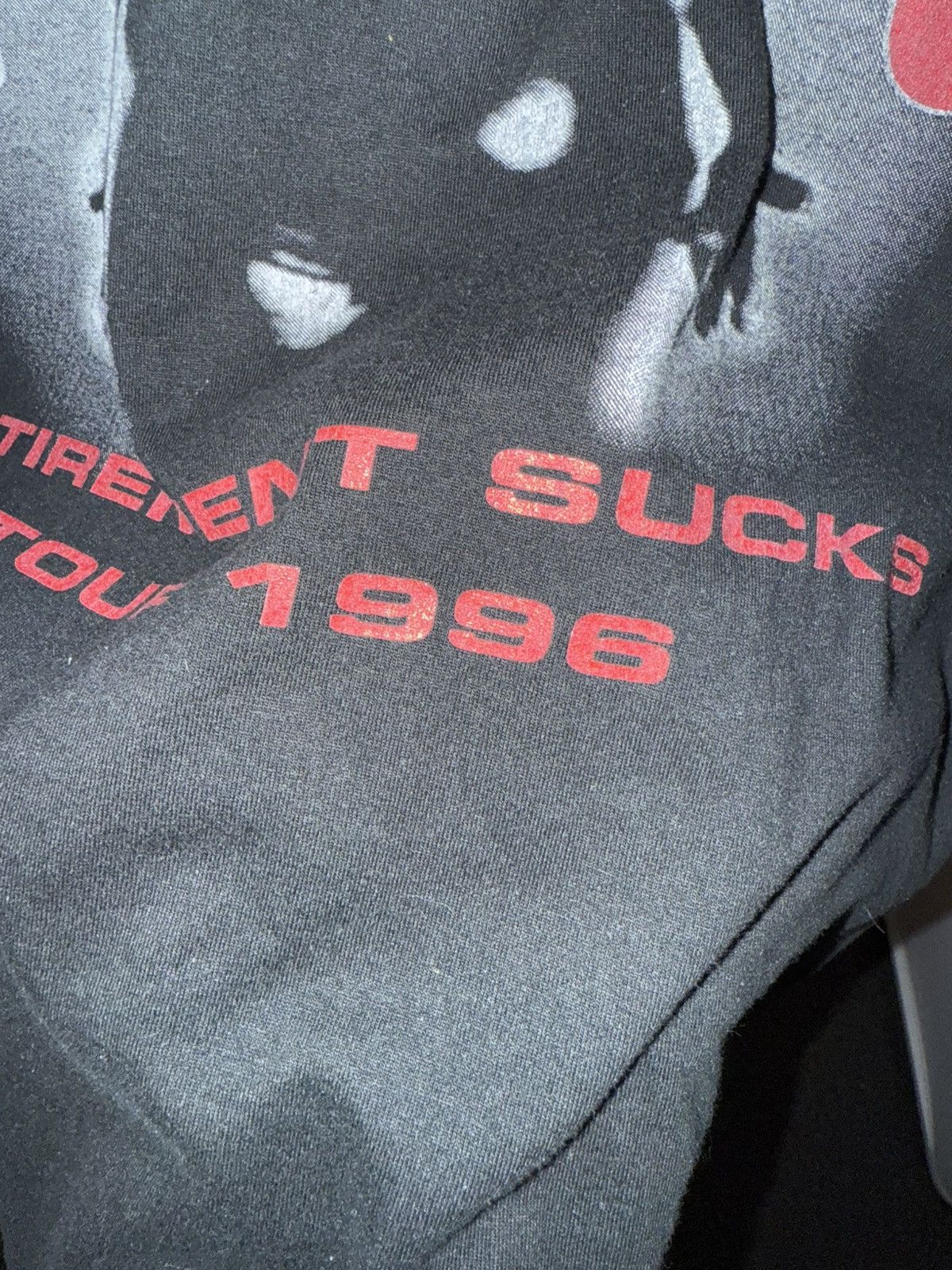 Ozzy Osbourne RARE VINTAGE 1996 Ozzy Retirement sucks tshirt Size US XXL / EU 58 / 5 - 4 Thumbnail