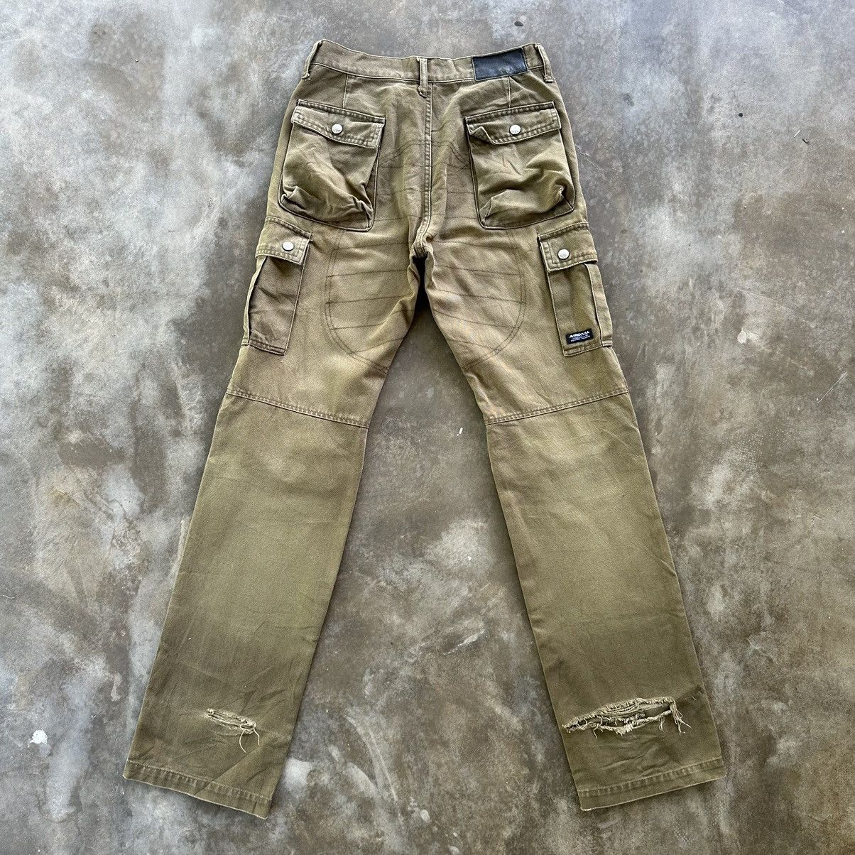 Avirex 🔥W27x33 Avirex USA Distressed Tactical Cargo Pant Size US 27 - 10 Thumbnail