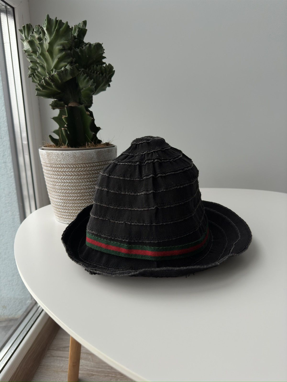 Gucci Gucci Web Stripe Bucket Hat Size ONE SIZE - 3 Thumbnail