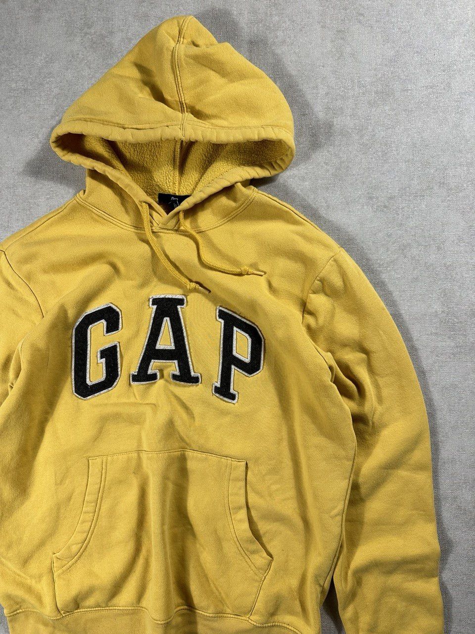 Gap Vintage Gap Classic Logo Hoodie Yellow Size US S / EU 44-46 / 1 - 2 Thumbnail