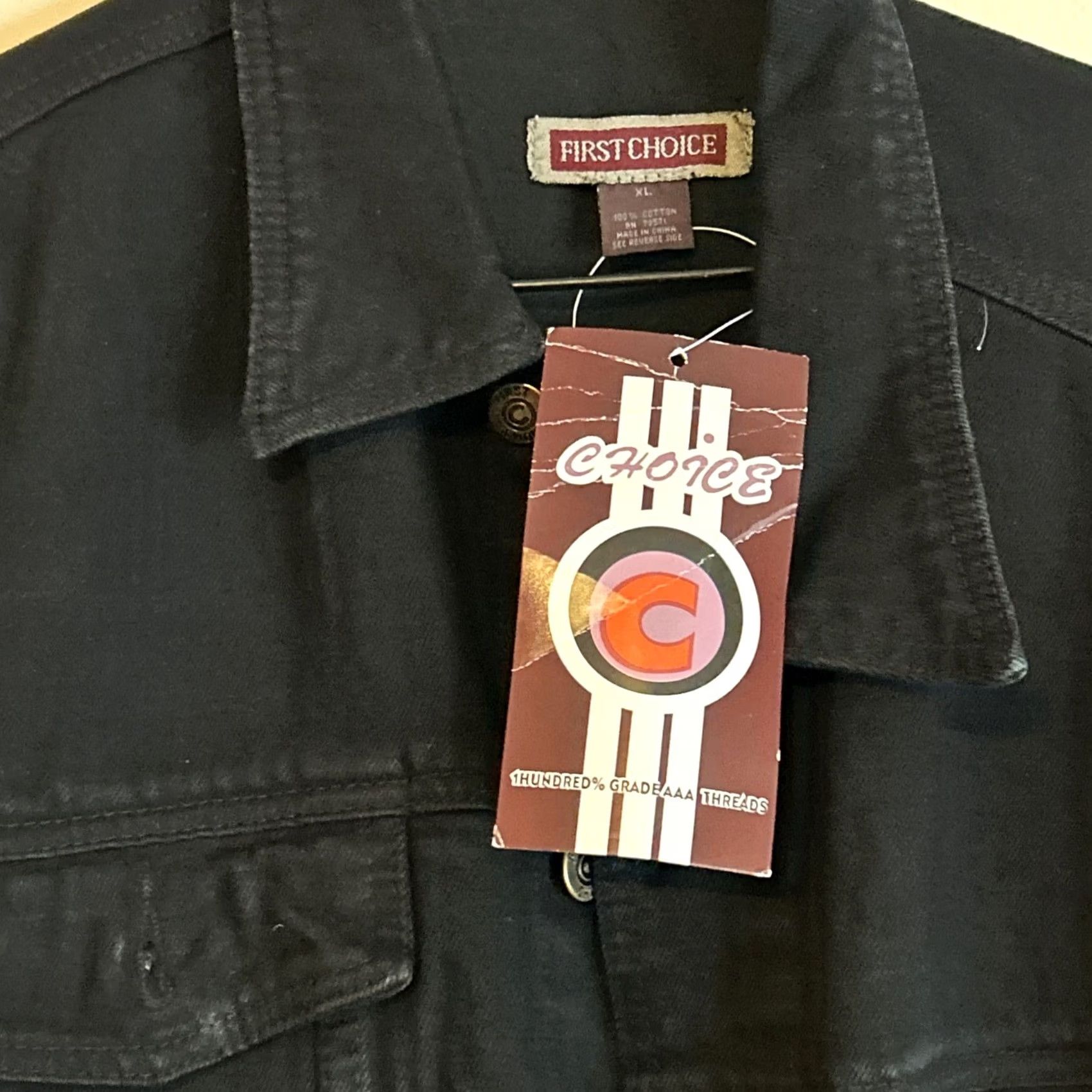 Denime VINTAGE John Meyer A sonic Love Story Black Embroidery Denim Jacket XL Rare Mens Size XL / US 12-14 / IT 48-50 - 5 Thumbnail