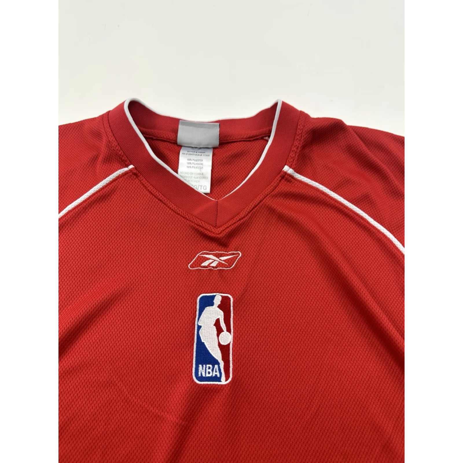 Reebok VINTAGE Reebok Jersey Shirt Mens XL Red Sleeveless NBA Casual Athletic Training Size US XL / EU 56 / 4 - 4 Thumbnail