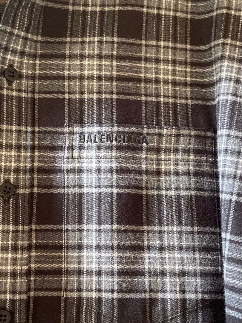 Balenciaga Balenciaga 2025 Winter Flannel Shirt Size US S / EU 44-46 / 1 - 5 Thumbnail