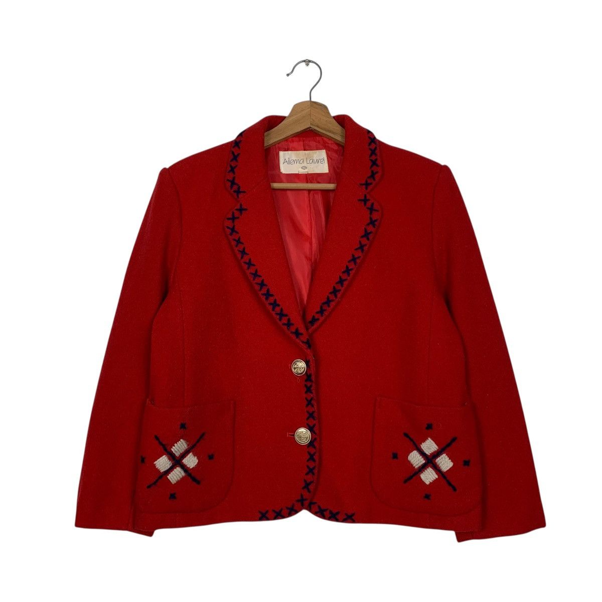 Japanese Brand Ailema Laurel Women Jacket Size M / US 6-8 / IT 42-44 - 1 Thumbnail