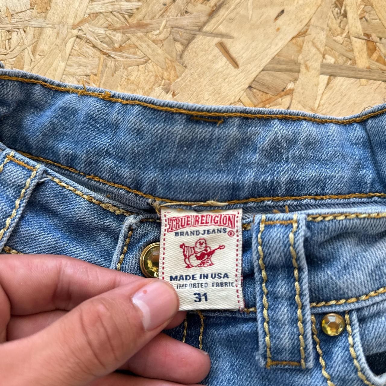 True Religion × Vintage Vintage Y2k Womens True Religion Jeans Size 31" - 6 Thumbnail