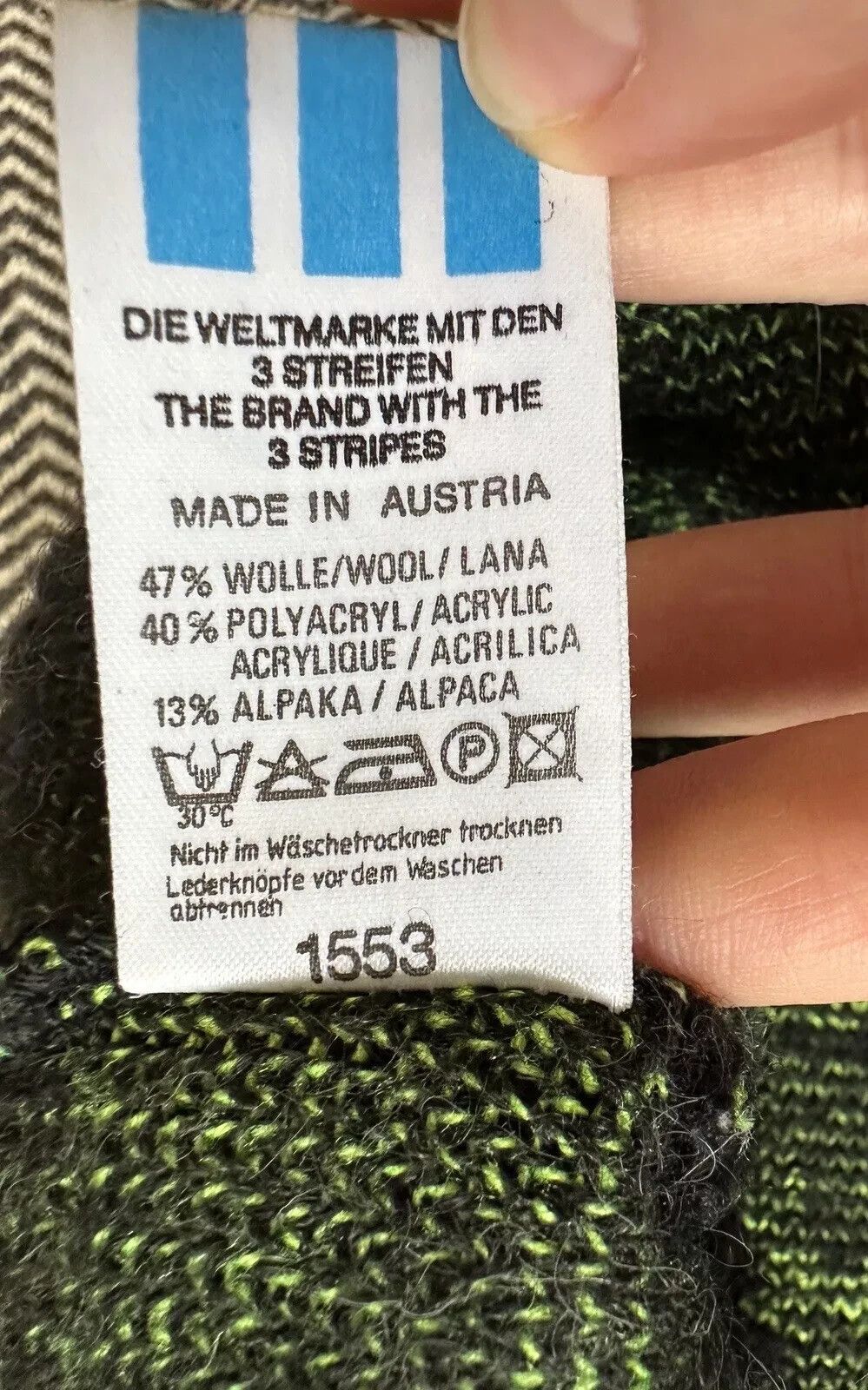 Adidas VINTAGE 80s ADIDAS WOOL CARDIGAN SWEATER WOMENS AUSTRIA Size M / US 6-8 / IT 42-44 - 15 Thumbnail