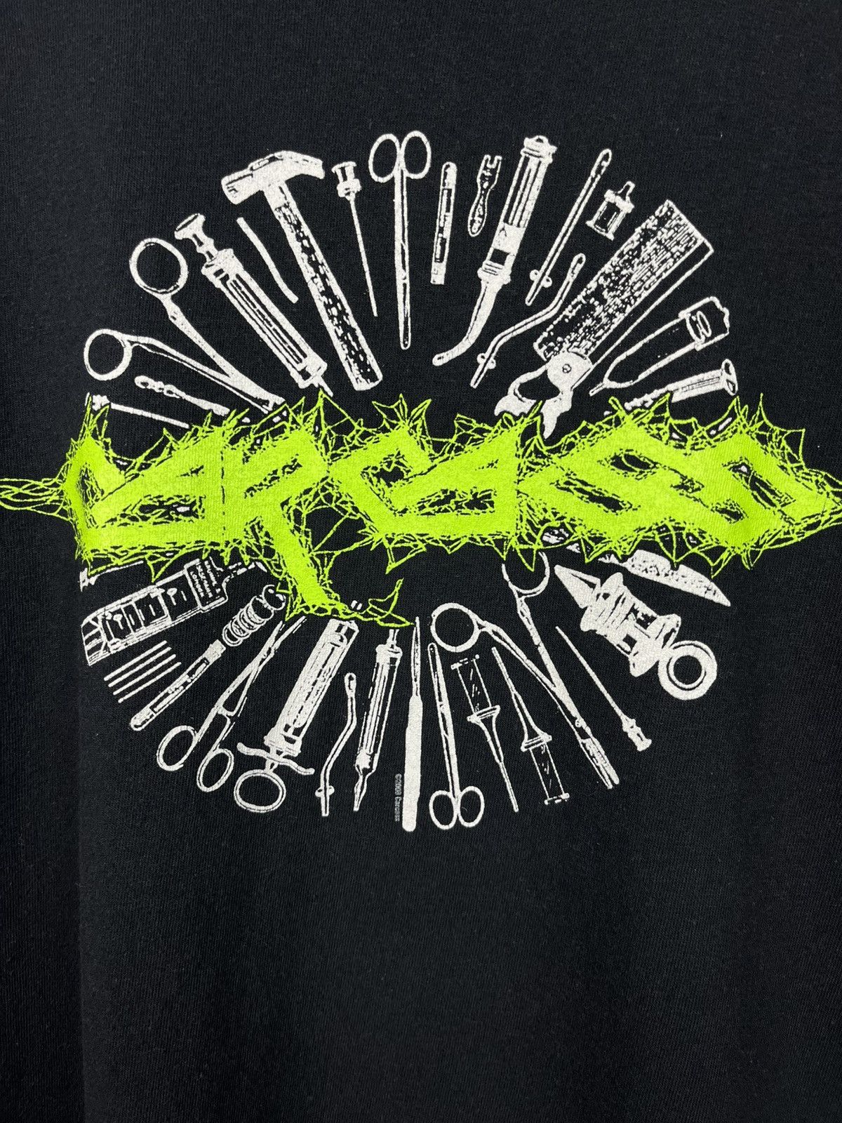 Band Tees Vintage Carcass In Grind We Trust Promo Metal T-Shirt Size US L / EU 52-54 / 3 - 4 Thumbnail