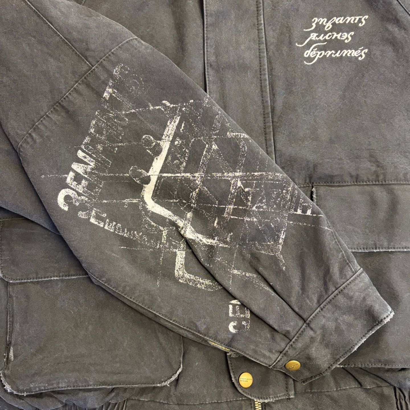 Enfants Riches Deprimes Constructivist Hunting Jacket - Faded Black Size US L / EU 52-54 / 3 - 6 Thumbnail