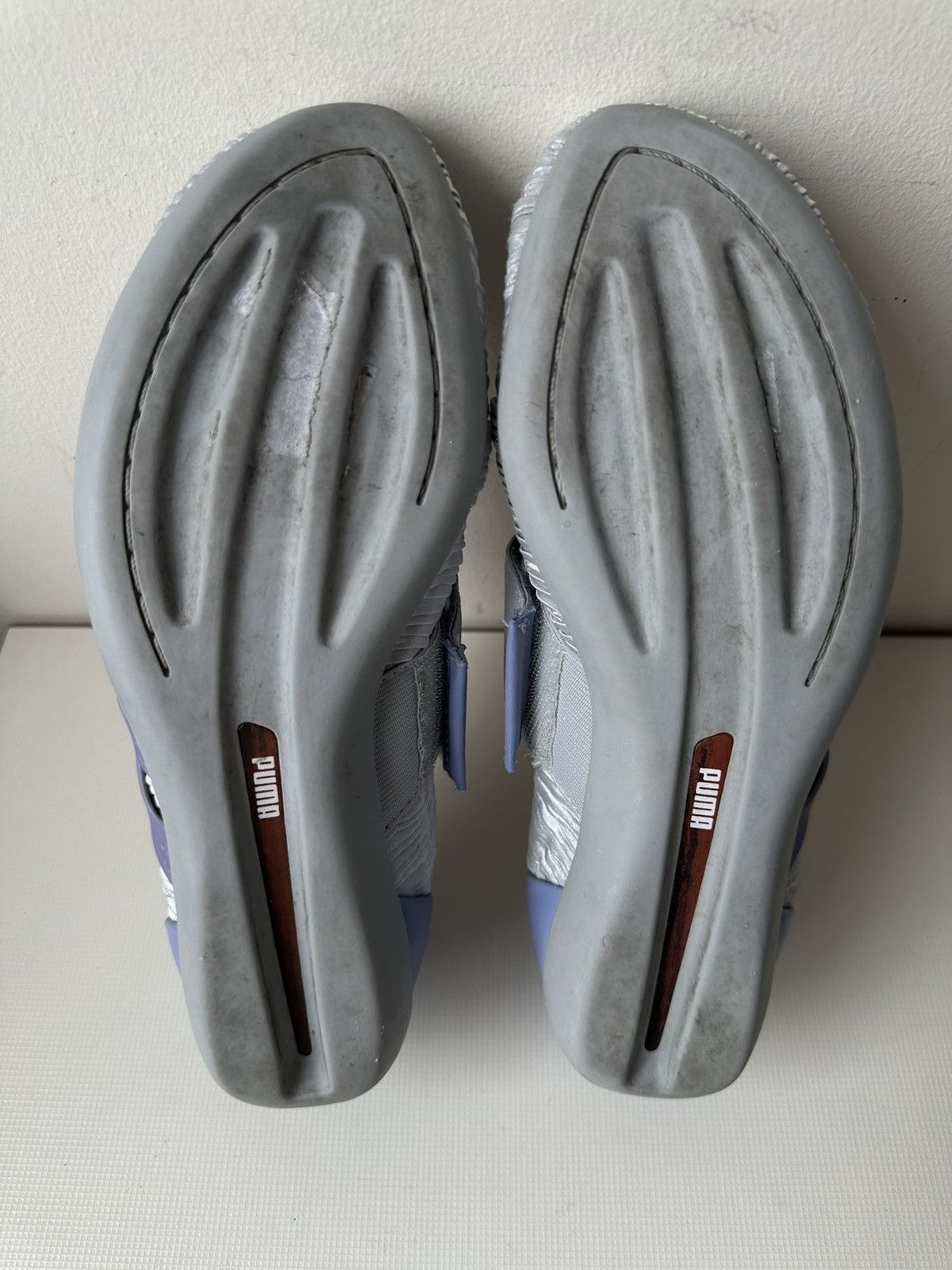 Puma Puma Zhongi Pleat (2007) vintage silver gray purple shoes Size US 6 / IT 36 - 6 Thumbnail