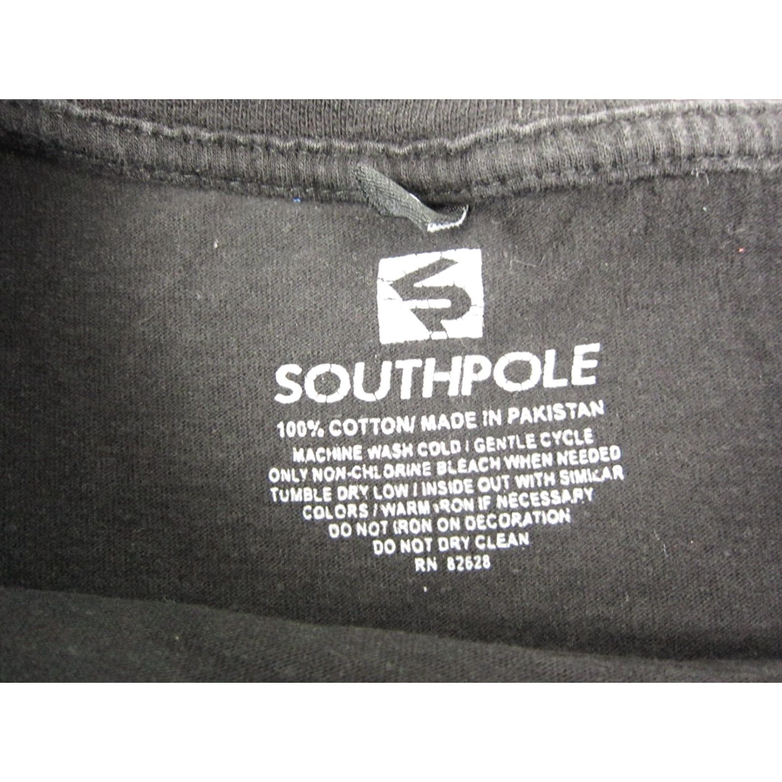 Southpole Southpole Shirt XL Black Mens T-Shirt USA Tiger Casual Heavyweight Cotton Short Sleeve Crew Neck Y2K USA Theme Logo Size US XL / EU 56 / 4 - 7 Thumbnail