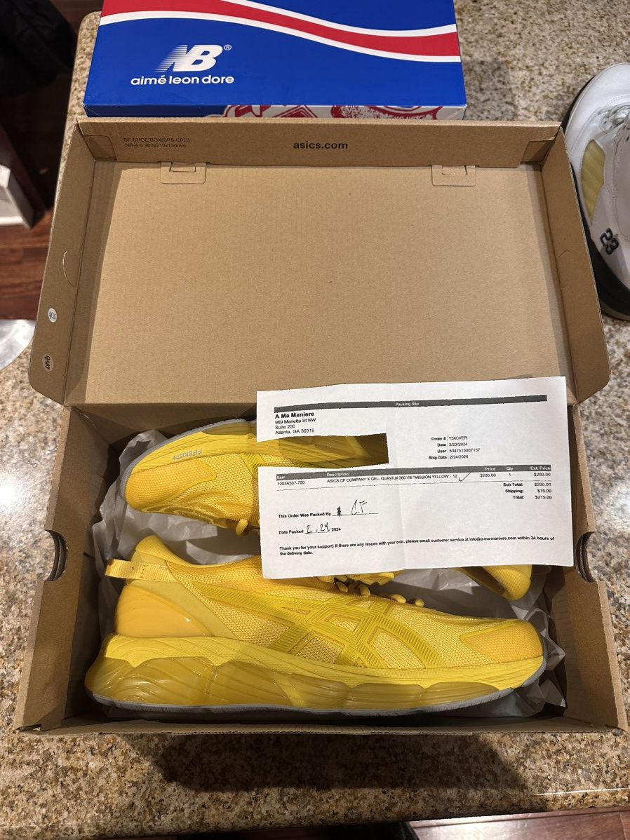 Asics × C.P. Company ASICS x CP Company Gel-Quantum 360 VIII 8 - Mission Yellow Size US 12 / EU 45 - 16 Thumbnail
