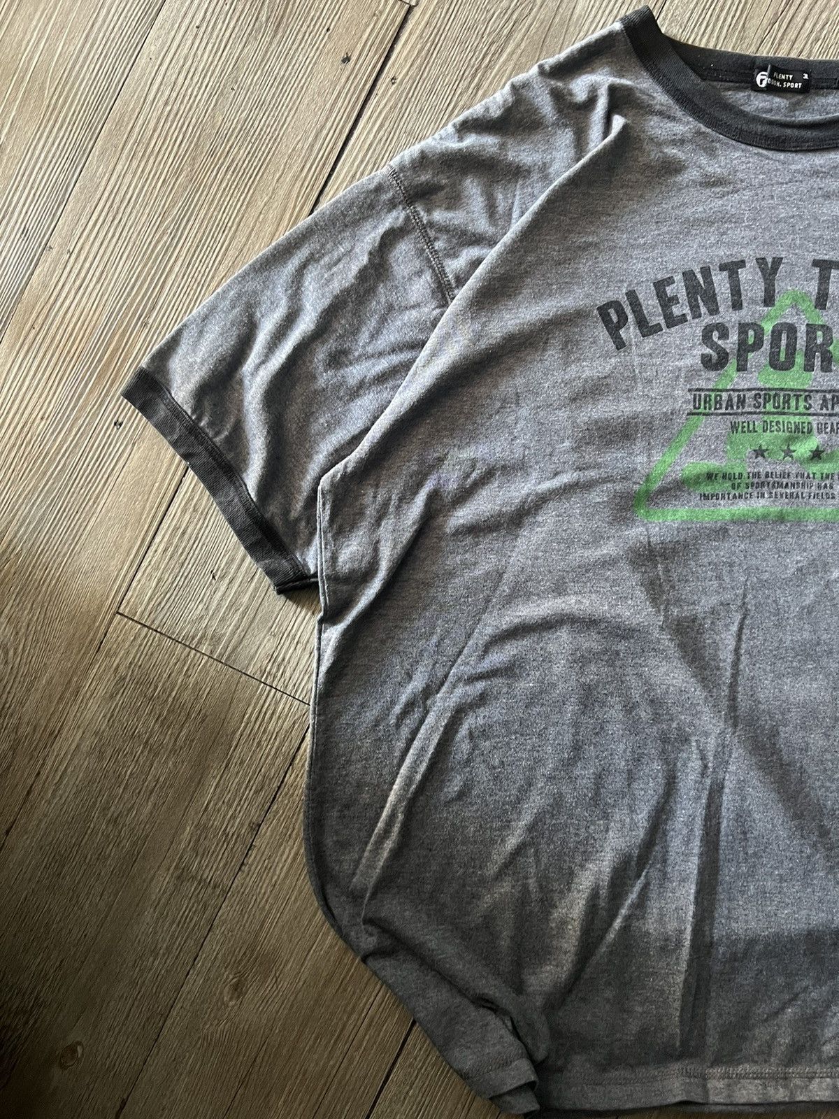 Vintage Plenty Tough Sport Ringer Size US XL / EU 56 / 4 - 4 Thumbnail