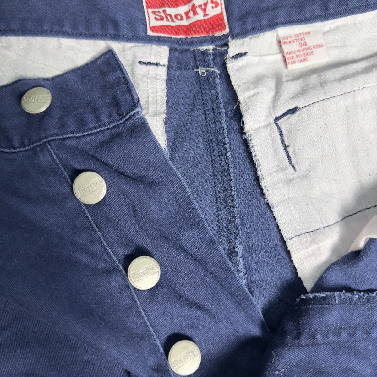 Shorty's Skateboards × Vintage Vintage Shorty’s Skateboards Cargo Short Baggy Size US 34 / EU 50 - 8 Thumbnail