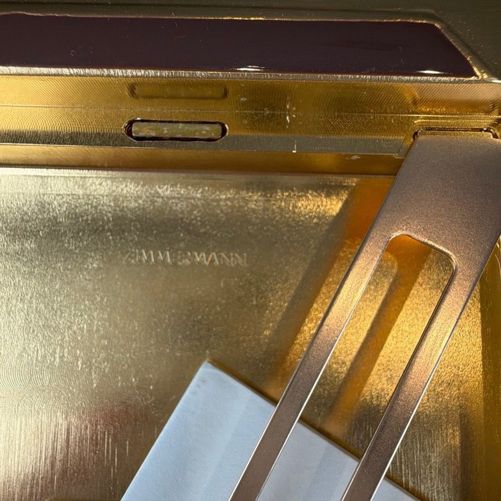 Zimmermann NWT Zimmermann Chocolate Enamel Cigarette Case Bag Gold Meta Size ONE SIZE - 5 Thumbnail