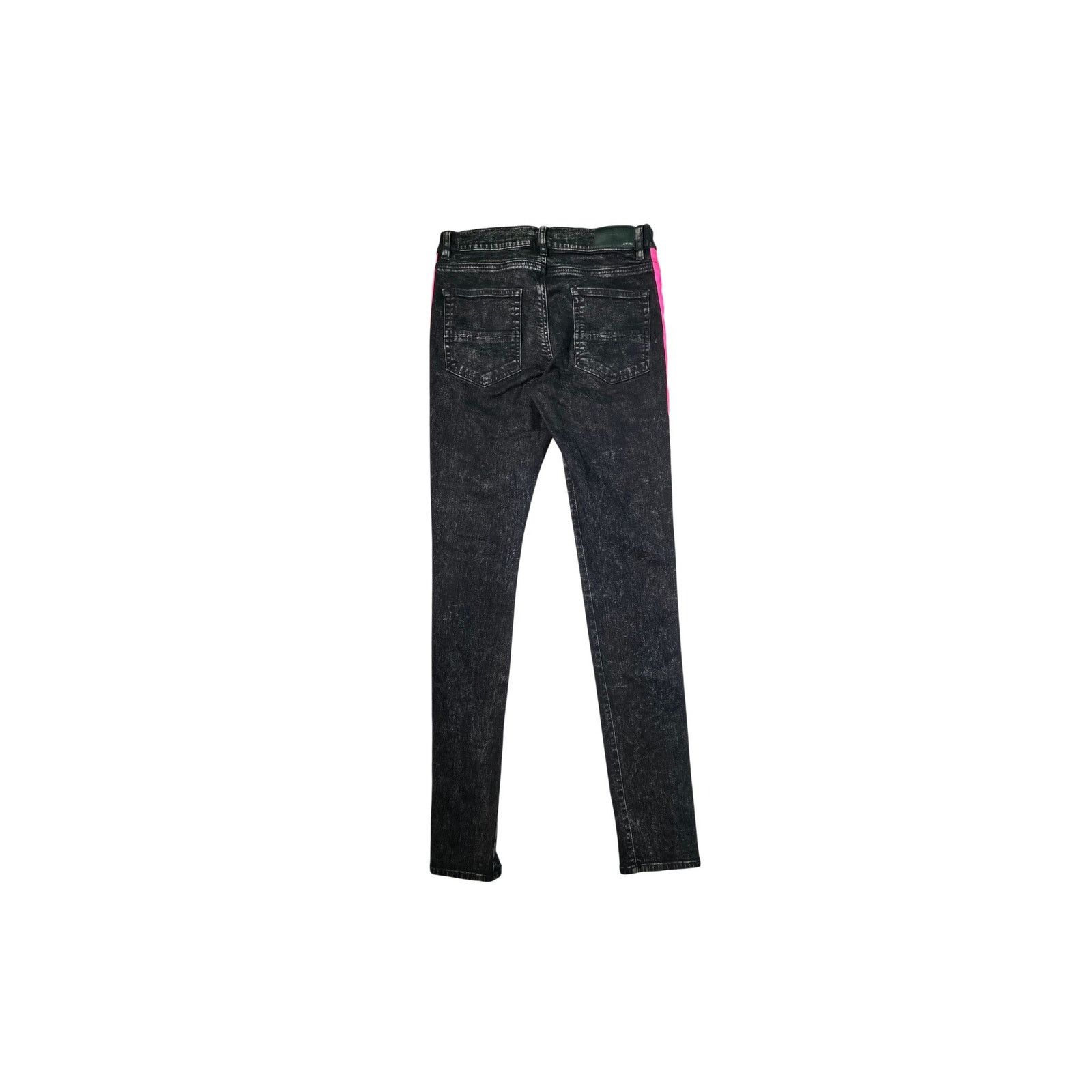 Amiri Amiri Stripe Black Wash & Pink Jeans Size US 32 / EU 48 - 2 Thumbnail