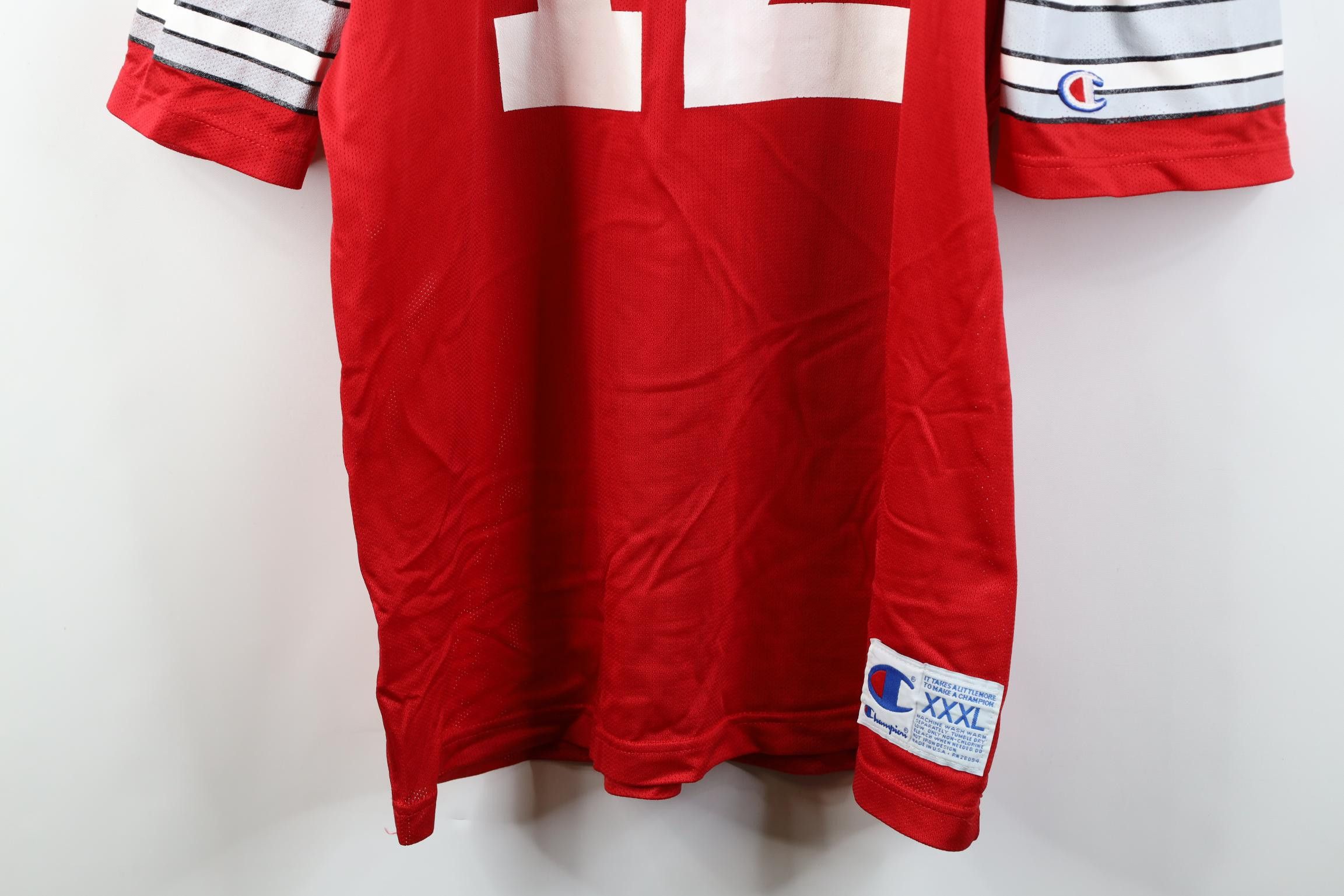 Champion Vintage 90s Champion Michael Ohio State University Jersey Size US XXL / EU 58 / 5 - 3 Thumbnail