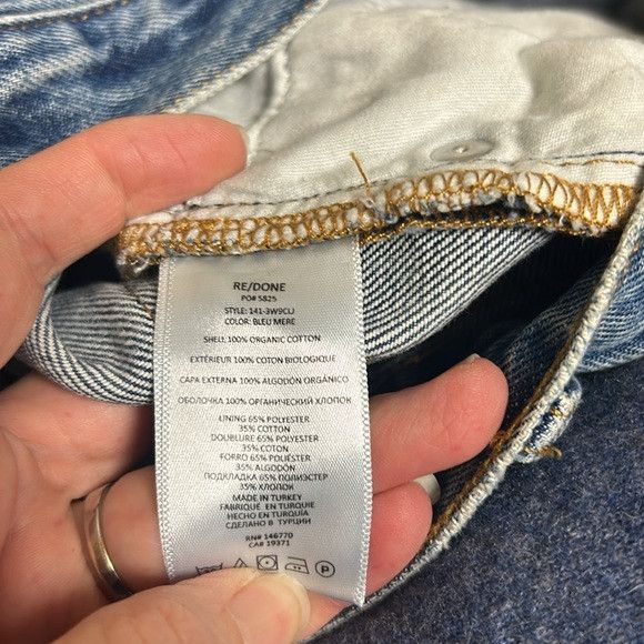 RE/DONE RE/ DONE 90s crop low slung 28 new jeans Size 28" / US 6 / IT 42 - 5 Thumbnail
