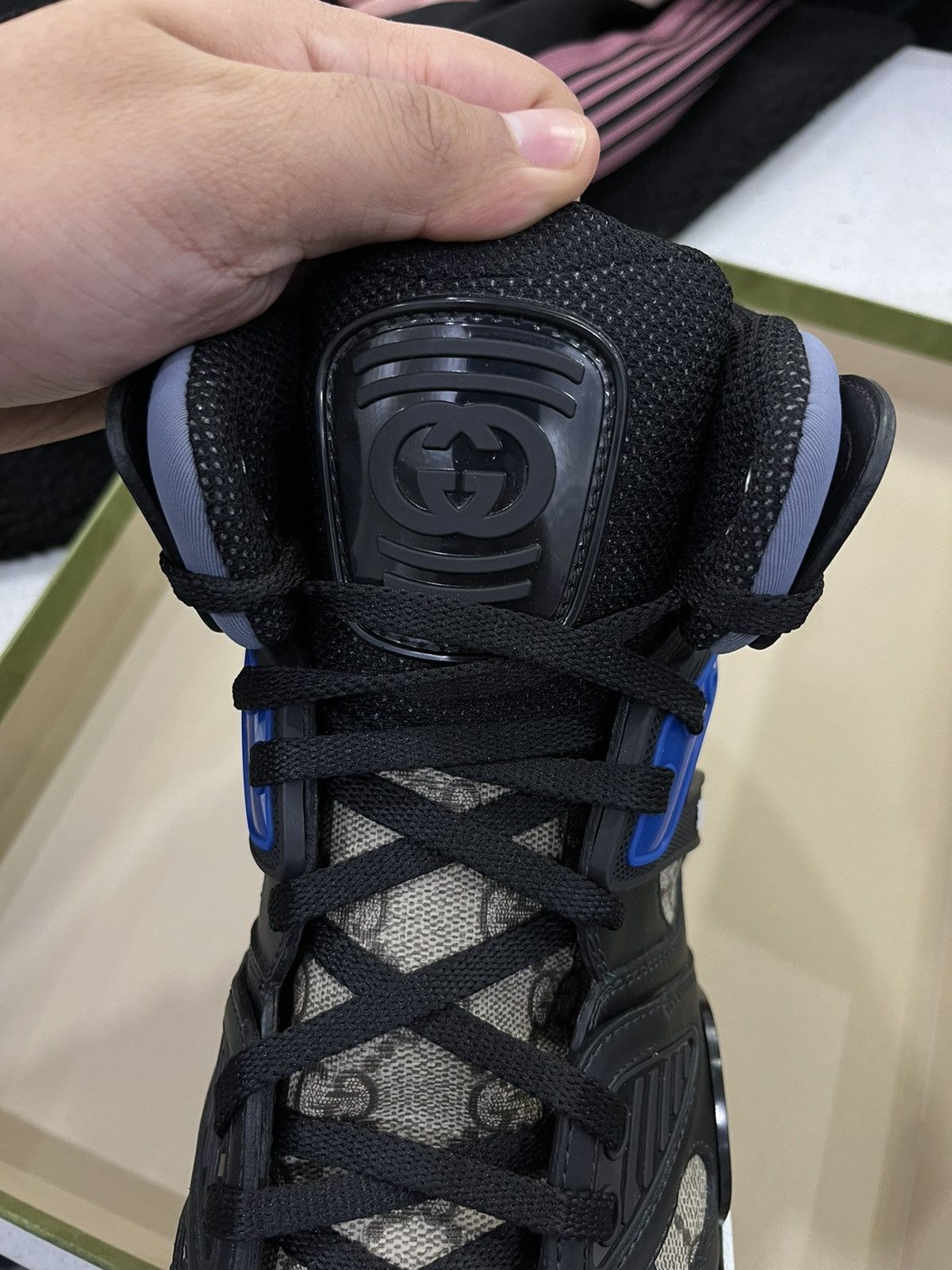Gucci Gucci Hightop Sneakers Size US 11.5 / EU 44-45 - 9 Thumbnail