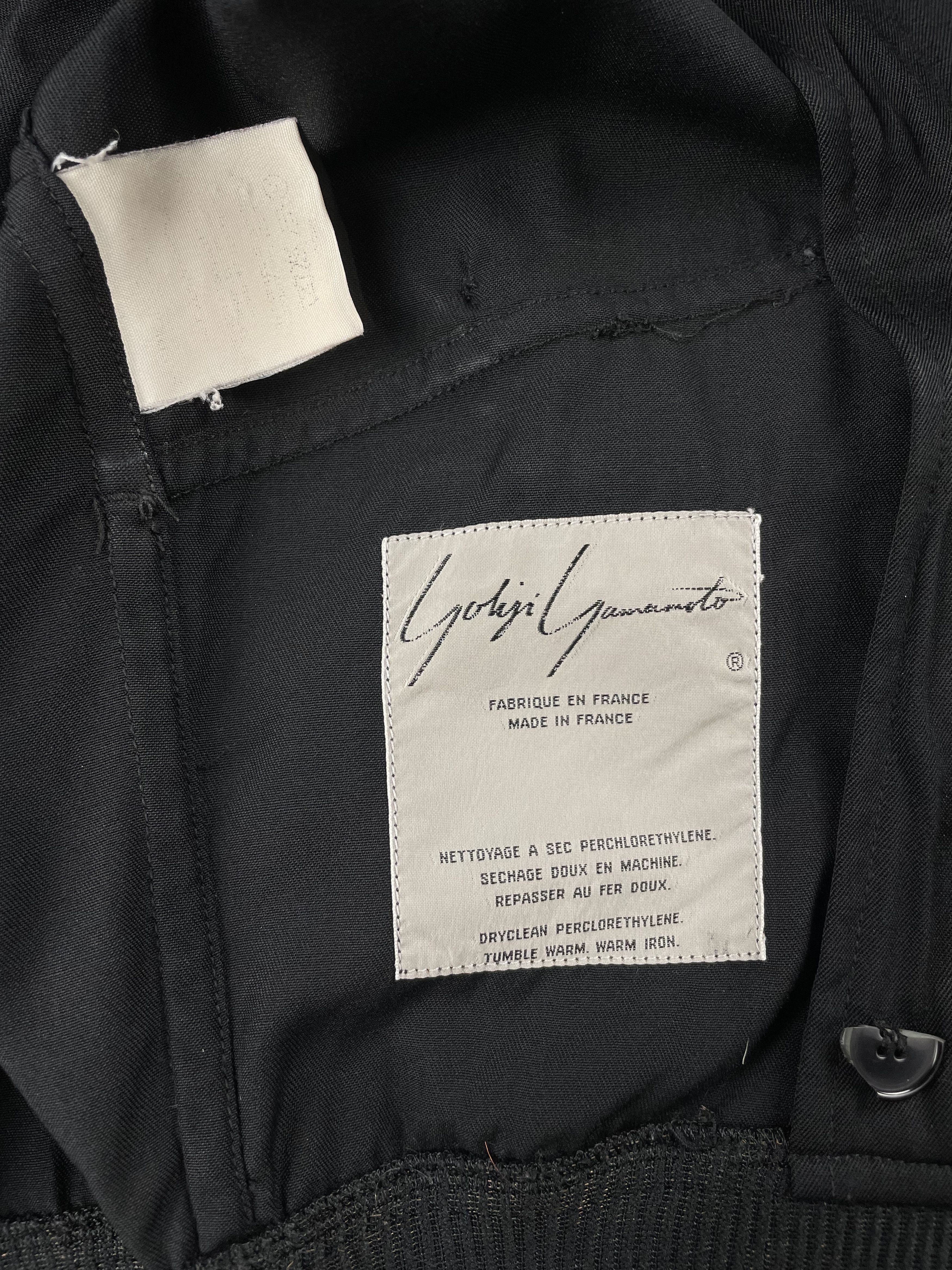 Yohji Yamamoto Yohji Yamamoto late 80's / 90-91 cropped wool bomber Size M / US 6-8 / IT 42-44 - 4 Thumbnail