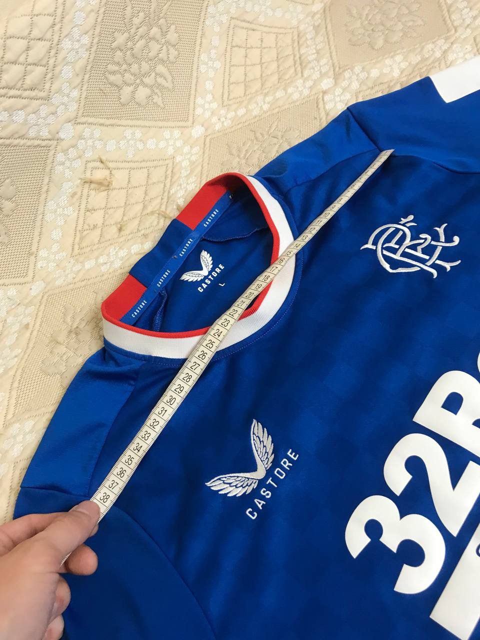 Vintage 🔥 Glasgow Rangers 2022 2023 Home Football Jersey Shirt Size US L / EU 52-54 / 3 - 11 Thumbnail