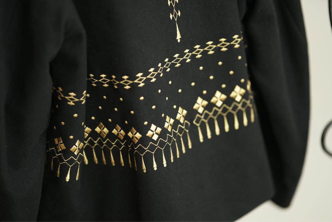 Yohji Yamamoto POUR HOMME 92aw archive gold embroidery jacket Size US M / EU 48-50 / 2 - 4 Thumbnail